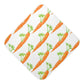 Flradish Orange Carrots Hooded Baby Towels Soft and Ultra Absorbent Muslin Cotton Baby Bath Towel 30x30 Inch