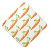 Flradish Orange Carrots Hooded Baby Towels Soft and Ultra Absorbent Muslin Cotton Baby Bath Towel 30x30 Inch