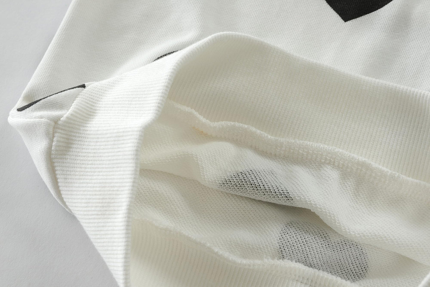 Ddsol Toddler Little Girl Clothes Set Valentine Day Outfit Black White Love Heart 2 Pcs Long Sleeve Sweatshirt Top + Pant With L