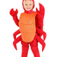 Crab Costume For Toddlers | Crustacean Outfit With Jumpsuit, Animal Hood, Claw Gloves, Shell, And Boot Covers 2T
