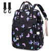 Butterfly Diaper Bag Backpack for Baby Girls Boys, Large Capacity Multifunction Waterproof Maternity Mom Nappy Bags with Strolle