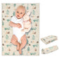 Vegan Leather Baby Changing Mat - Wipeable Portable Changing Pad, Foldable Travel Changing Mat For Baby, Newborns Toddlers Showe