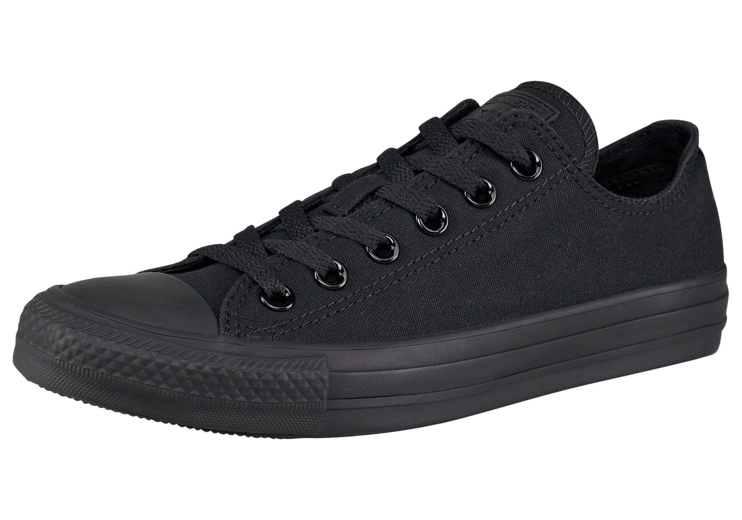 Converse Unisex Chuck Taylor All Star Ox Low Top Classic Black Mono Sneakers - 9 WBBAPB01GB7ESMG