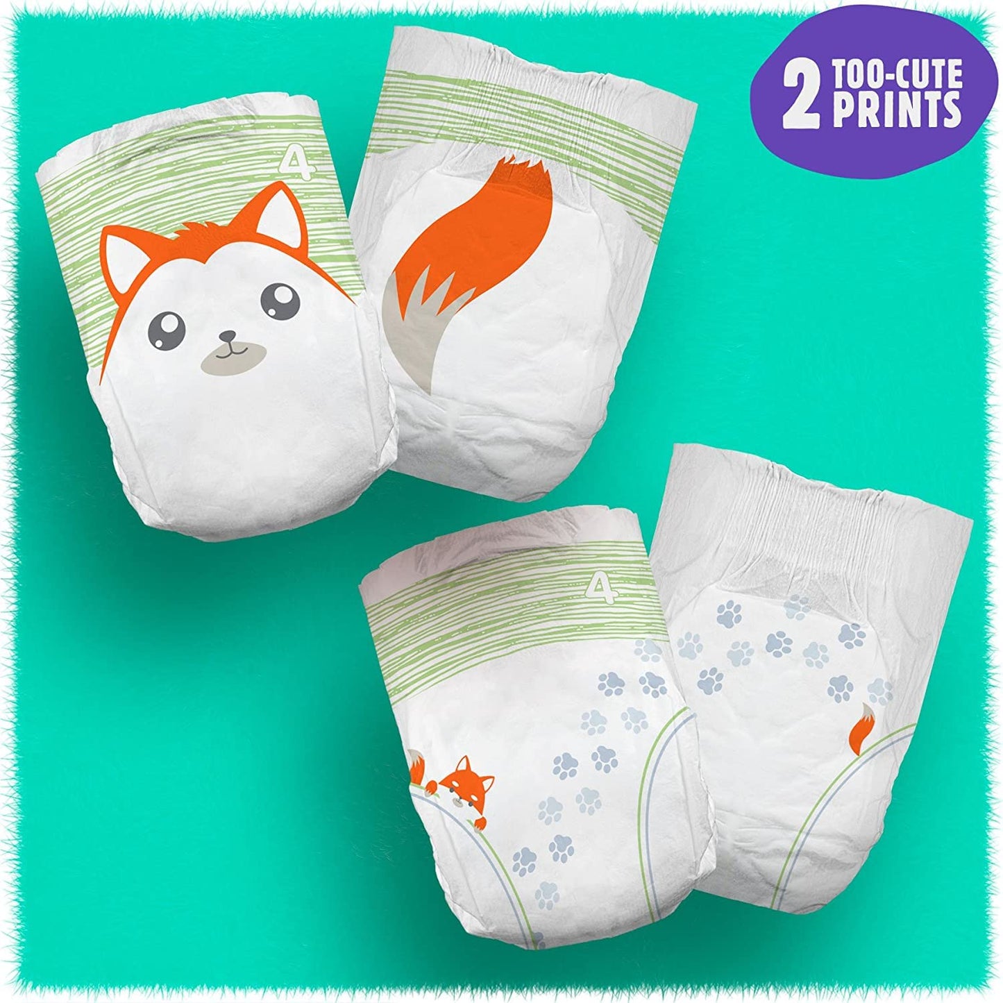 Cuties | Skin Smart, Absorbent & Hypoallergenic Diapers With Flexible & Secure Tabs | Size 4 | 164 Count