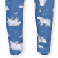 Gerber Unisex Baby Toddler Buttery Soft Snug Fit Footed Pajamas With Viscose Made From Eucalyptus, Polar Bear, 2T