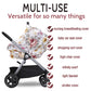 Floral Baby Car Seat Cover Girls, Infant Carseat Canopy, Stretchy Multi- Use Nursing Cover For Stroller/High Chair/Shopping Cart