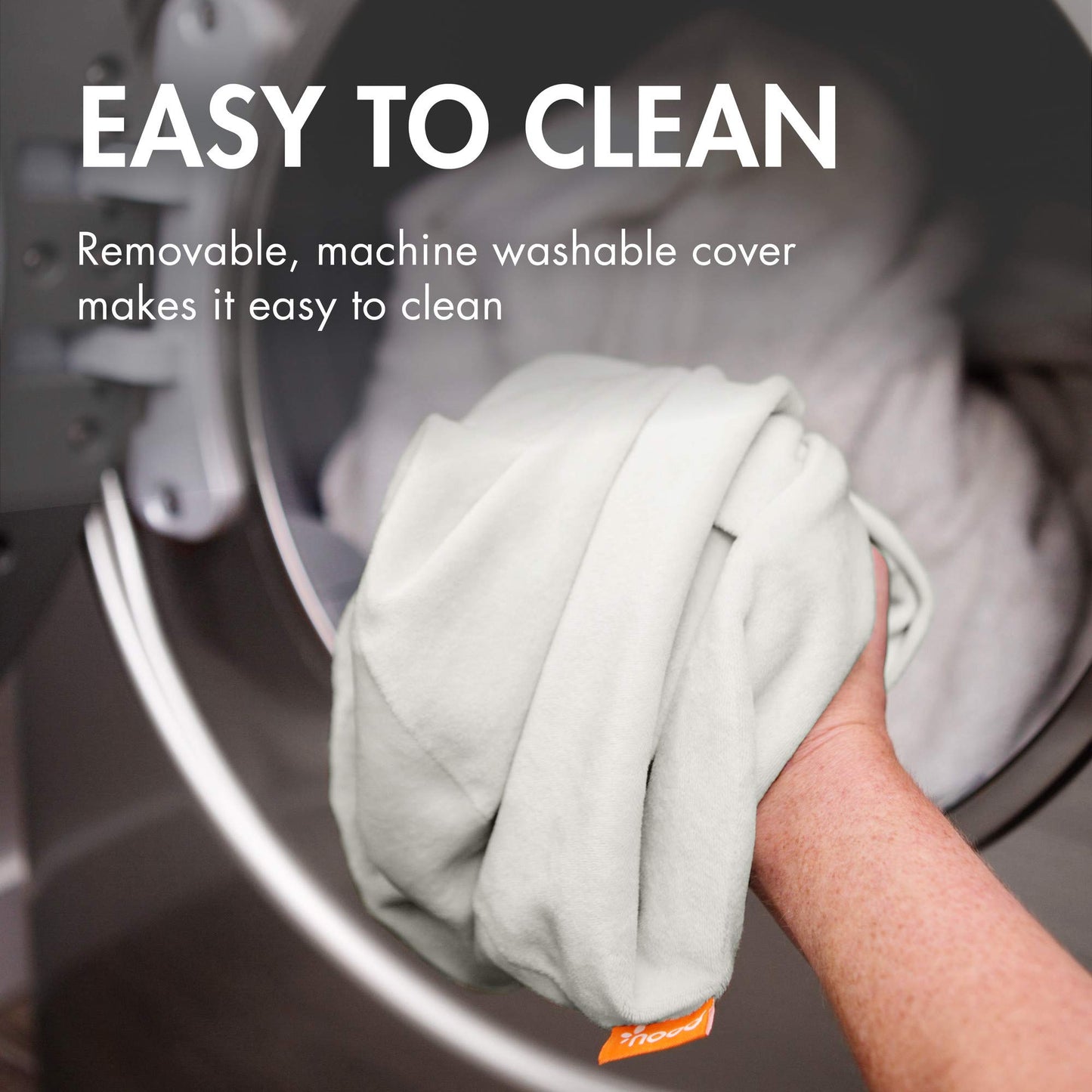 Boon Puff+ Inflatable Baby Bather - Infant Bathtub Includes Microfleece Cover, Swaddle Wings, And Storage Bag - Inflatable Baby