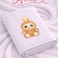 Hi Mom Kids Soft Bath Towel, Cute Bunny, for Little Ones,Quick Dry Super Absorbent Super Soft Bath Towel for Boys and Girls, Swa
