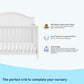 Graco Wilfred 5-In-1 Convertible Crib (White) - Greenguard Gold Certified, Converts To Toddler Bed And Full-Size Bed, Fits Stand