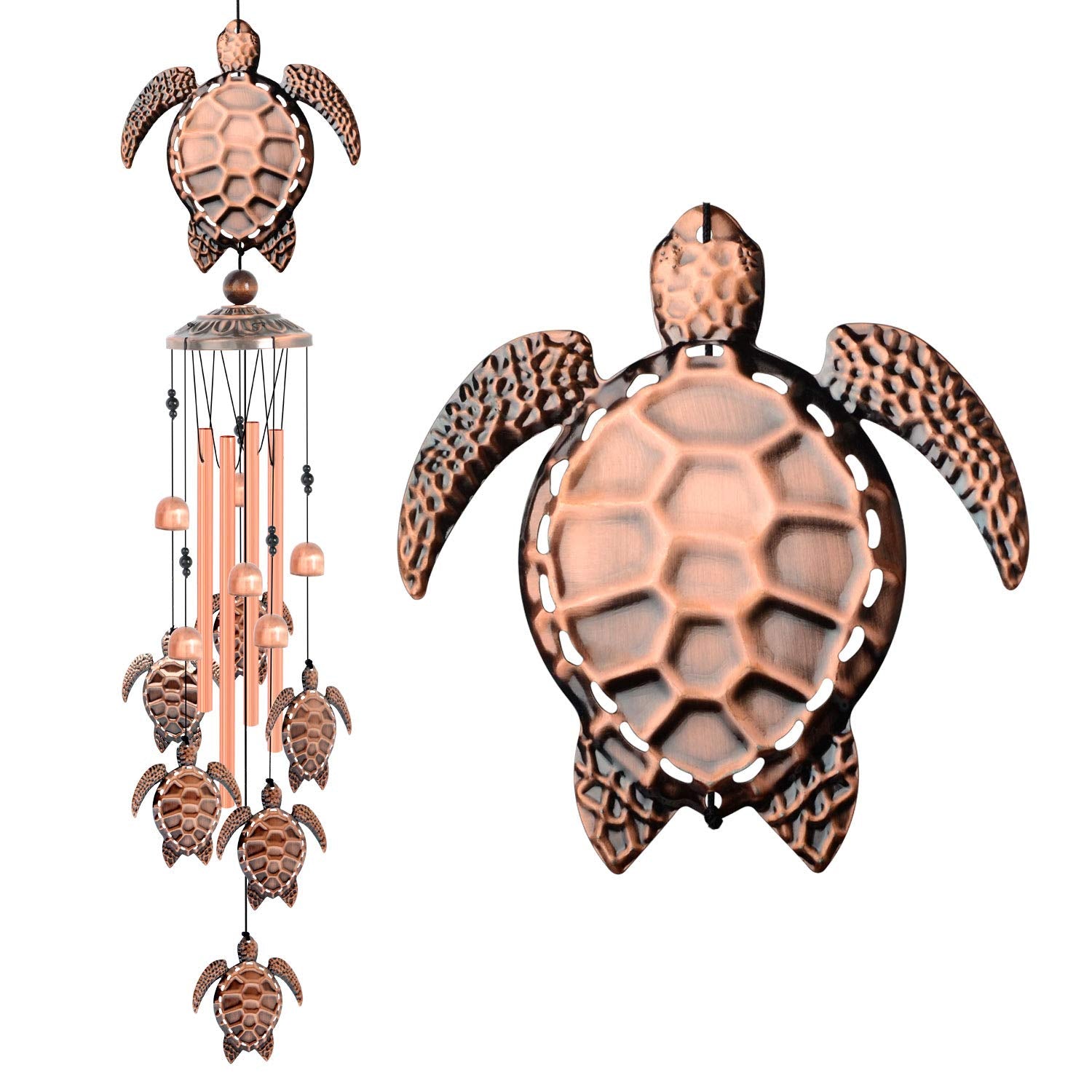 Sea Turtle Wind Chimes Brass Wind Chime Sympathy Wind Chimes Outdoor Gifts For Mom Gift Windchime Garden Windchimes Decorations