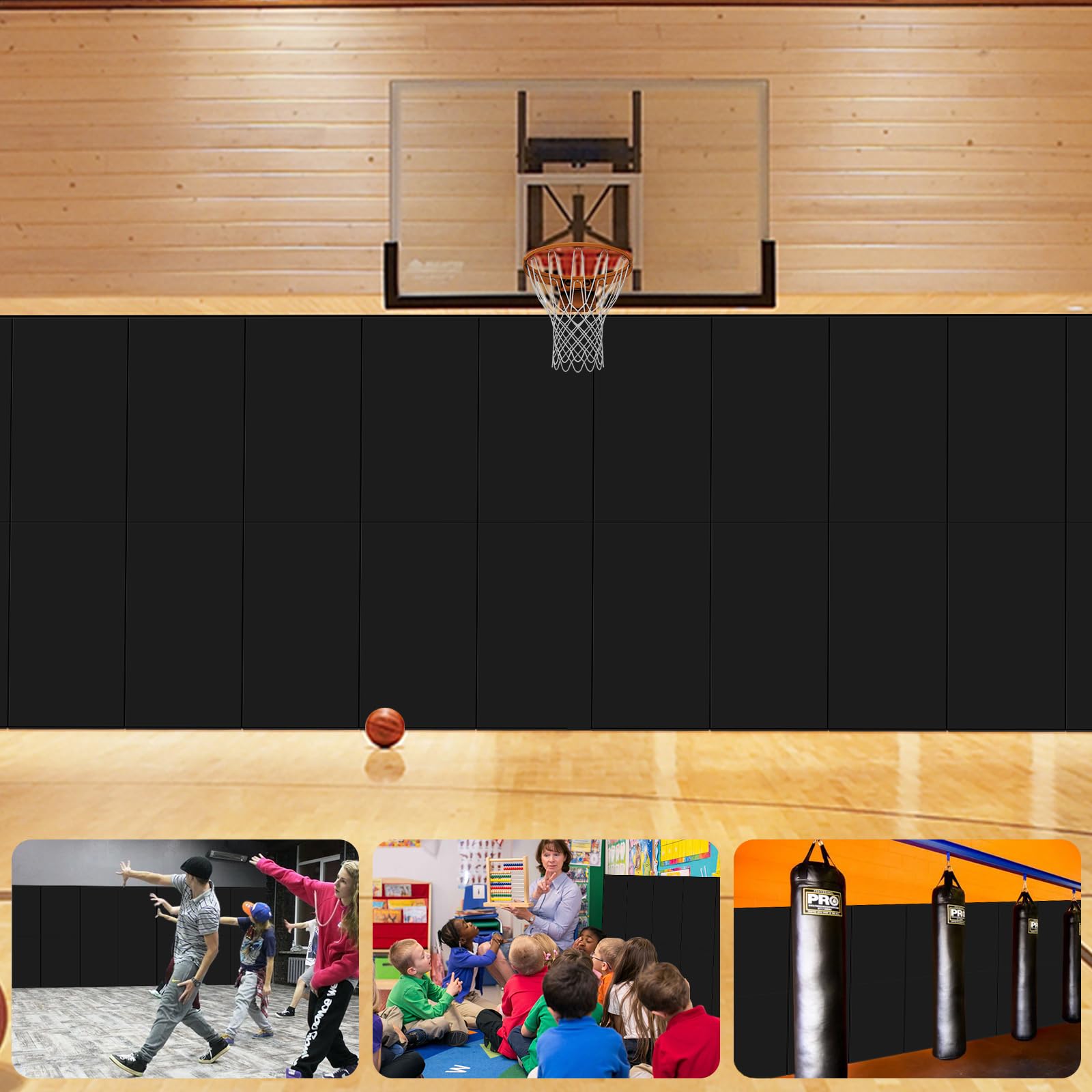 VANCL Wall Padding Gymnasium Wall Padding Panel Wall Protection Padding Wall Pads Baby Wall Pad Gym 2/ Thick Foam Wall Protect