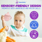 Hippobaby Silicone Transition Sippy Cup For 6+ Month Old | Includes 1 Toddler Straw Cup & 1 Baby Sippy Cup With Handles | Baby S