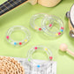 Toyvian 6Pcs Baby Toy Rings, Baby Rattles Plastic Clear Hand Bell Shaker, Rattle Inserts for Baby Toys, Developmental Baby Toy f