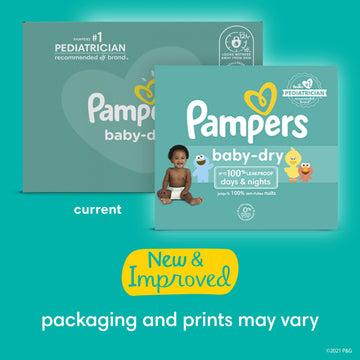 Pampers Pampers Baby-Dry Diapers Size 1 120 Count, 120 Count