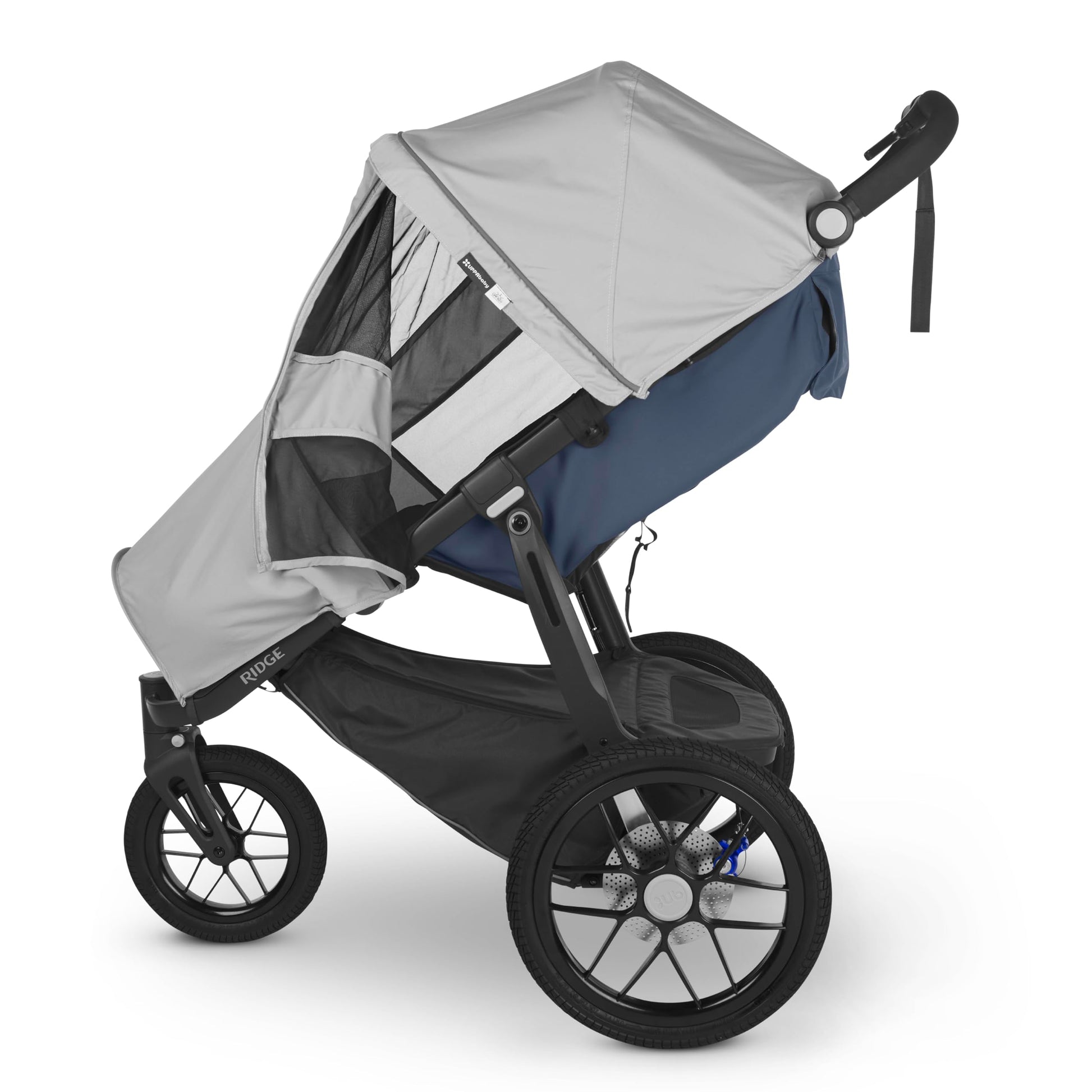 UPPAbaby Sun and Bug Shield for Ridge Stroller/UPF 50+, Wind and Insect Protection/Ventilated Design/Quick Attachment/Easy Acces