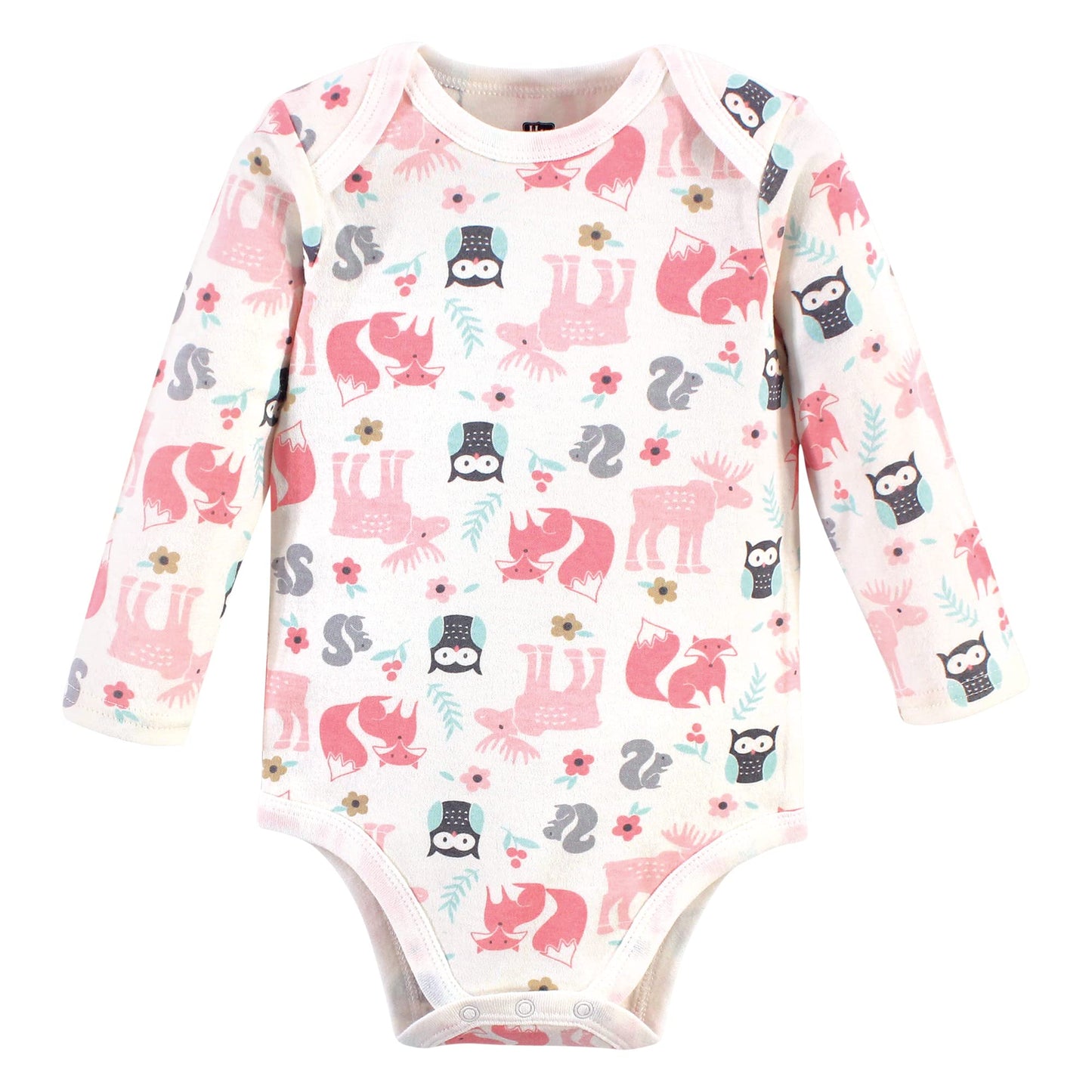 Hudson Baby Unisex Bodysuits Cotton Long-Sleeve Orest Girl, 6-9 Months, Orest Girl, 6-9 Months Us