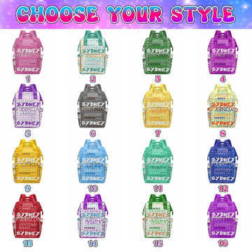 M Yescustom Custom Diaper Bag Backpack For Girls Boys Large Capacity With Pockets Personalized Baby Diaper Bags For Mom Waterpro