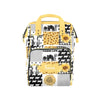 Noverbibi Custom Diaper Bag for Baby Customized Sunflower Cow Baby Bag Personalized Nursing Bags with Name Custom Name Mommy Day
