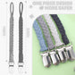 Duludulu 4 Pcs Pacifier Clip, Pacifier Clips For Boys & Baby Girls Pacifier Holder Clip Binky Clips Braided 100% Handmade Fits A