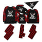 Iffei Matching Family Pajamas Sets Christmas Pj 'S With Letter And Plaid Printed Long Sleeve Tee And Bottom Loungewear (Kids, 10