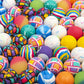 Rhode Island Novelty 27MM HIGH-Bounce Ball Assortment (144 Count)