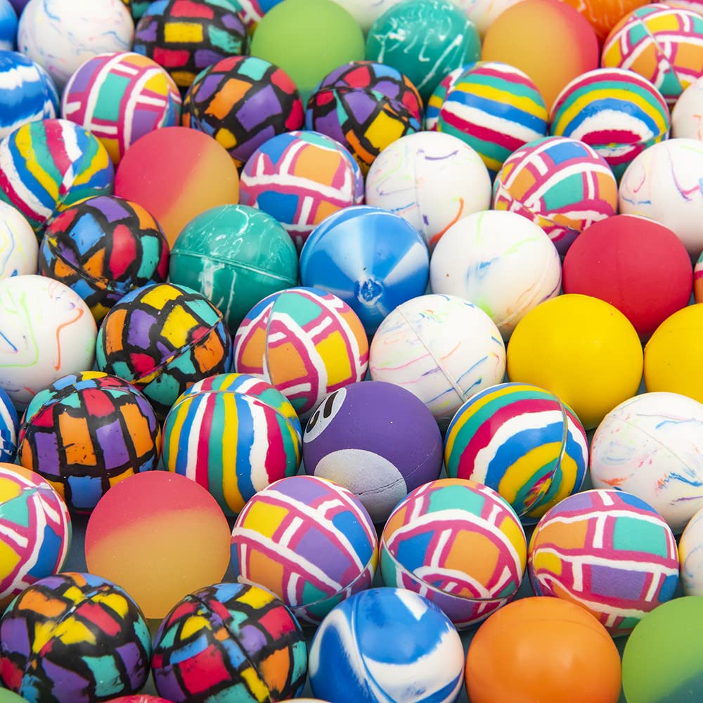 Rhode Island Novelty 27MM HIGH-Bounce Ball Assortment (144 Count)