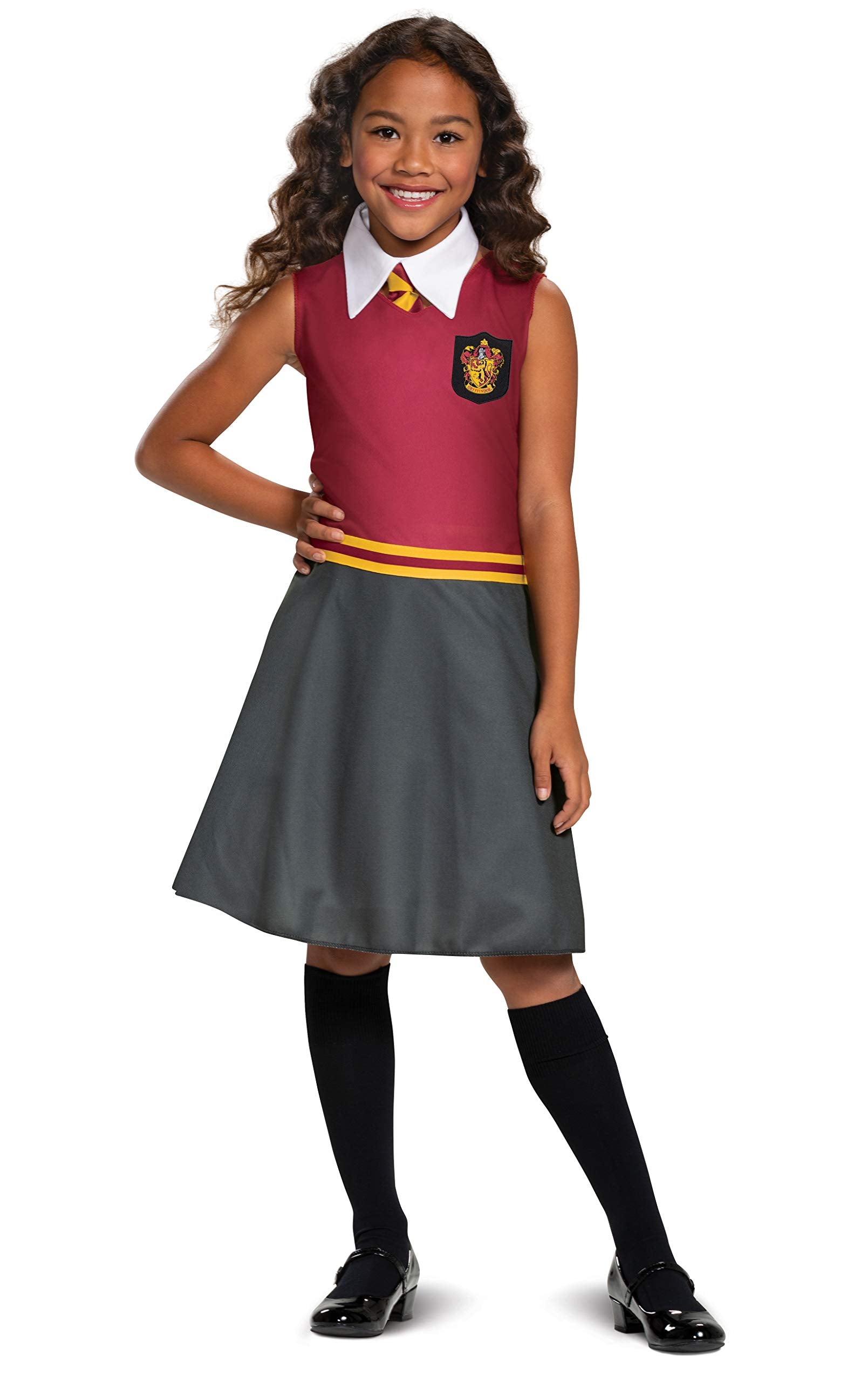 Disguise Dg108029L Girls Gryffindor Dress Classic Child Costume - Small - 4-6X