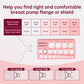 Nipple Ruler, Flange Sizing Kit With 10Pcs Flange Insert 13/15/17/19/21Mm, Silicone & Soft Flange Insert Kit For Breast Pump Rep