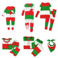 Honestbaby Unisex Baby Organic Cotton Holiday Family Jammies Pajama Set, Pajama Chic, 2-Piece Pajama Set 3T Us