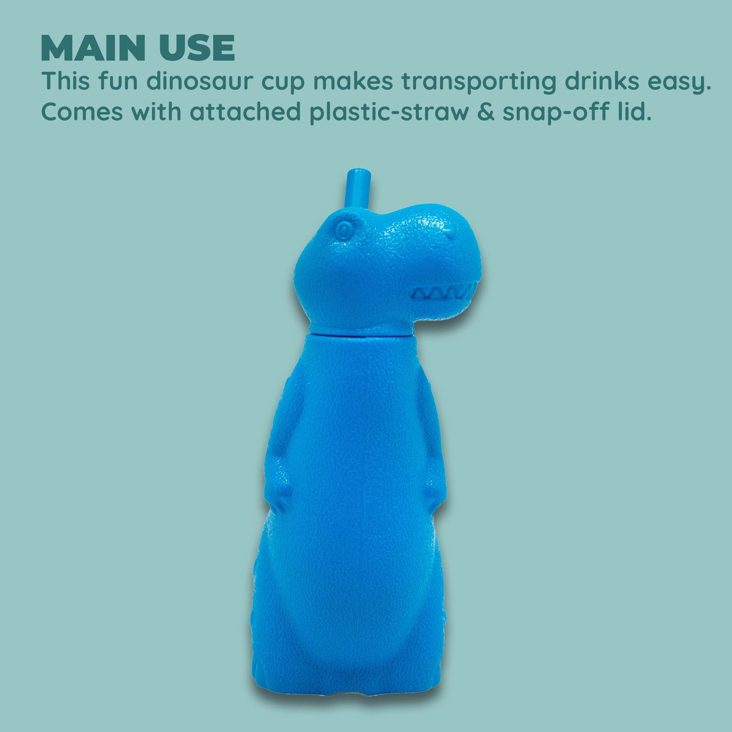 Brite Concepts Dinosaur Shaped Sippy Cup, Bottle For Kids: Holds 6 Oz, Colors Vary, Dinosaur Shaped Sippy Cup For Reducing Spill