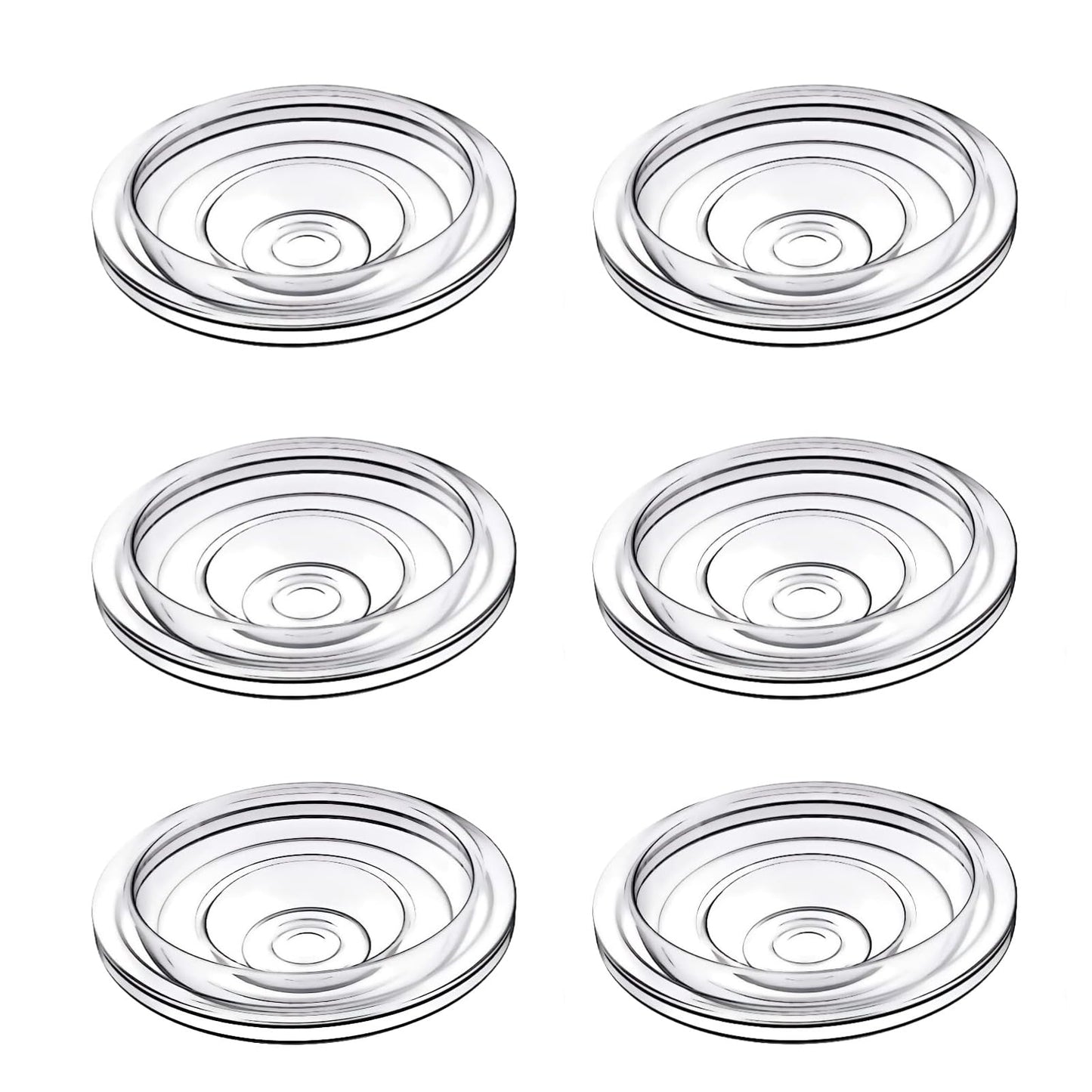 Jimowang Silicone Diaphragm 6Pc Compatible With Momcozy S12 Pro/S9 Pro Hands-Free Breast Pump Wearable,S9/S10/12 Breast Pump Rep