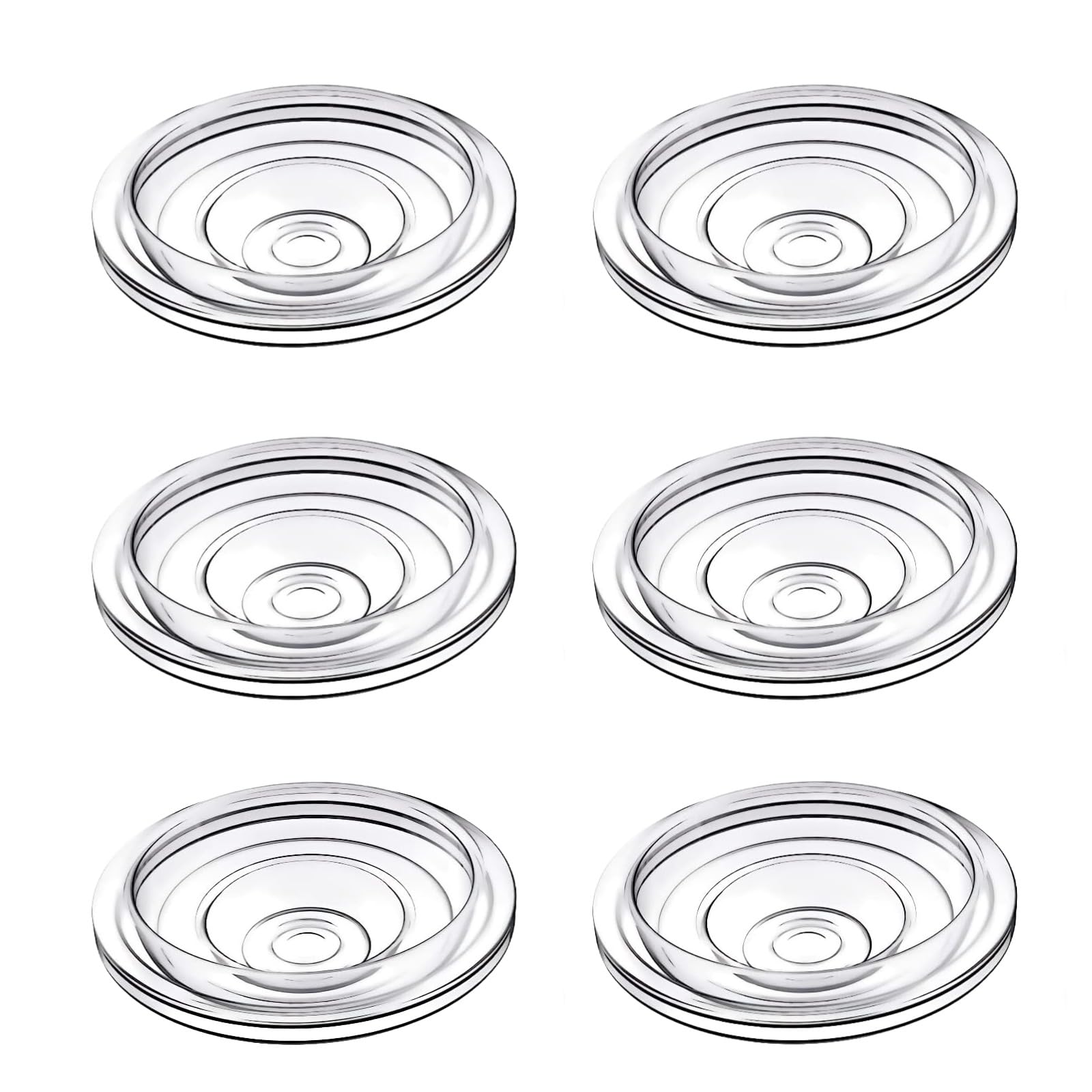 Jimowang Silicone Diaphragm 6Pc Compatible With Momcozy S12 Pro/S9 Pro Hands-Free Breast Pump Wearable,S9/S10/12 Breast Pump Rep