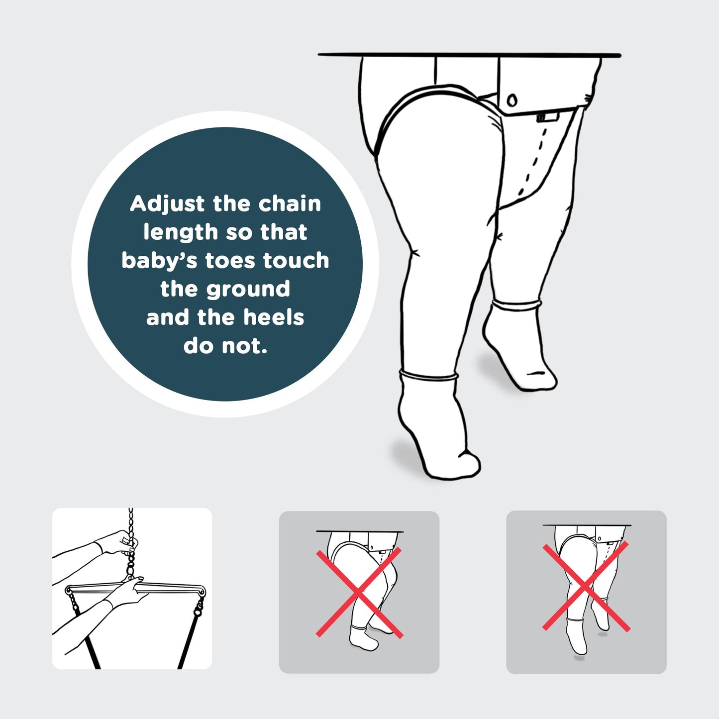 Jolly Jumper *Elite* Safari Print Saddle - The Original Jolly Jumper With Stand. Trusted By Parents To Provide Fun For Babies An