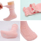 Actlati 3 Pairs Baby Girls Boys Knee High Socks Cotton Newborn Knit Stockings For 0-24 Months Infants Toddlers