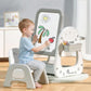 R For Rabbit Little Genius Picasso Kids Study Table Set With Chair, 3 In 1 Multipurpose Activity Table Set For 37 Years Kids, U