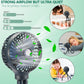 Snawowo Mini Handheld Personal Portable Fan, Baby Stroller Fan, Car Seat Fan, Usb Or Battery Powered, With Flexible Tripod Clip