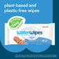 Waterwipes Plastic-Free Original Baby Wipes, 99.9% Water Based Wipes, Unscented & Hypoallergenic For Sensitive Skin, 60 Count (P