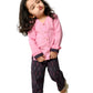 Tiny Bunnies Baby Girls Cotton Clothes Top Pant Set 12 Year Pink Purple Kids Wear Kurta Pajama Full Sleeve Children Birthday Ou