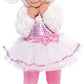 Amscan Little Lamb Halloween Costume For Babies, 6-12 Months, With Dress, Hood, Booties, And Tights