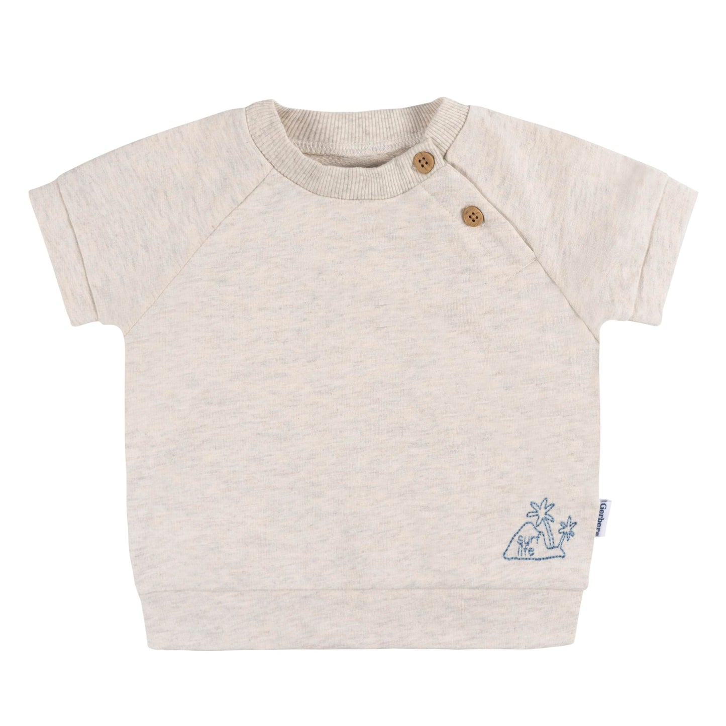 Gerber Baby Boys T-Shirt And Shorts Set, Surf, 0-3 Months