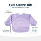 Tiny Twinkle Mess Proof Baby Bib, 2 Pack Long Sleeve Bib Outfit, Waterproof Bibs For Toddlers, Machine Washable, Tug Proof (Merm