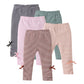 Unikaka Unisex Baby Newborn Stripe 0-48 Months 5-Pack Pants Leggings In Pink Brown Black Green And Khaki,3-4 Years