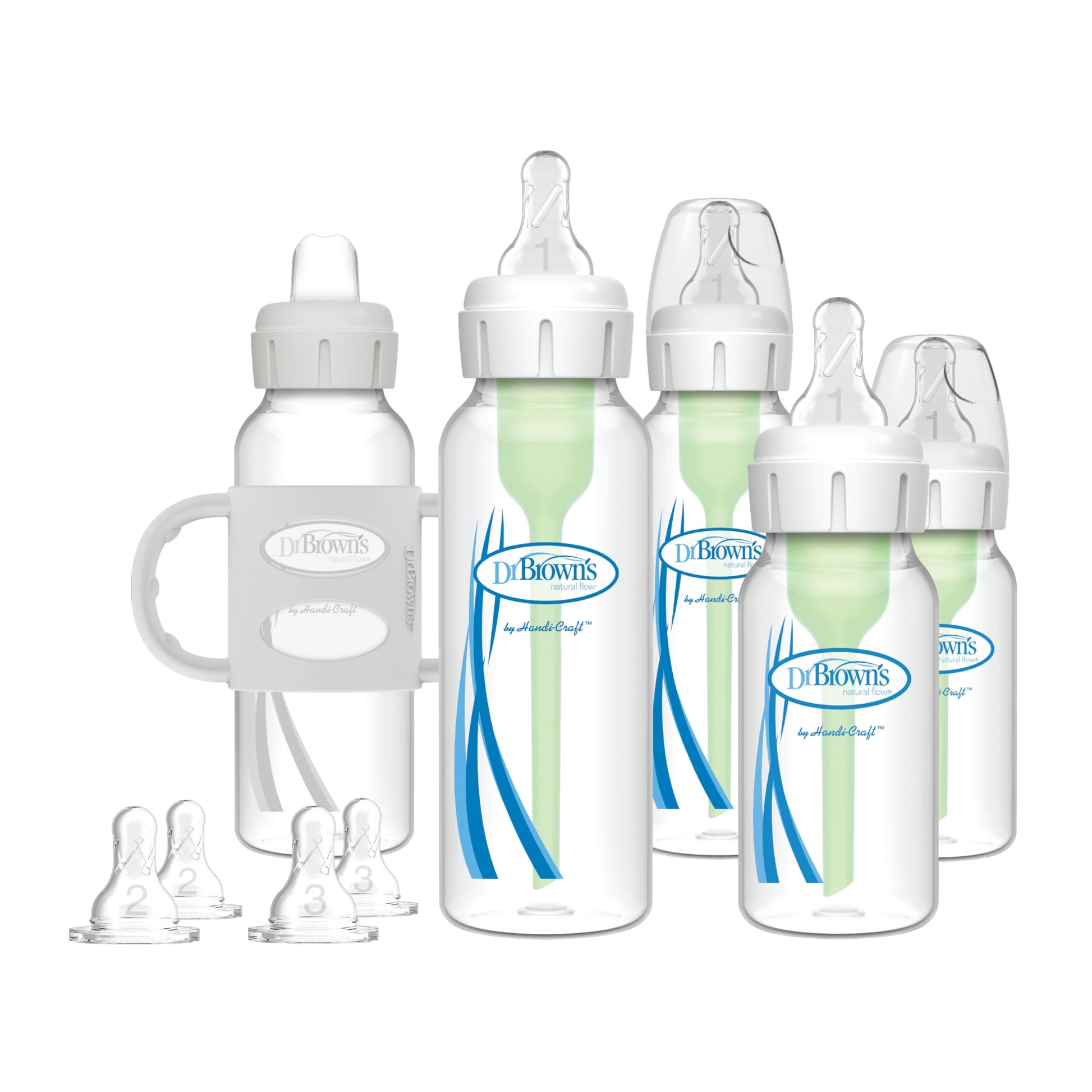 Dr. Browns Natural Flow Anti-Colic Options+ Narrow Baby Bottle Newborn Gift Set