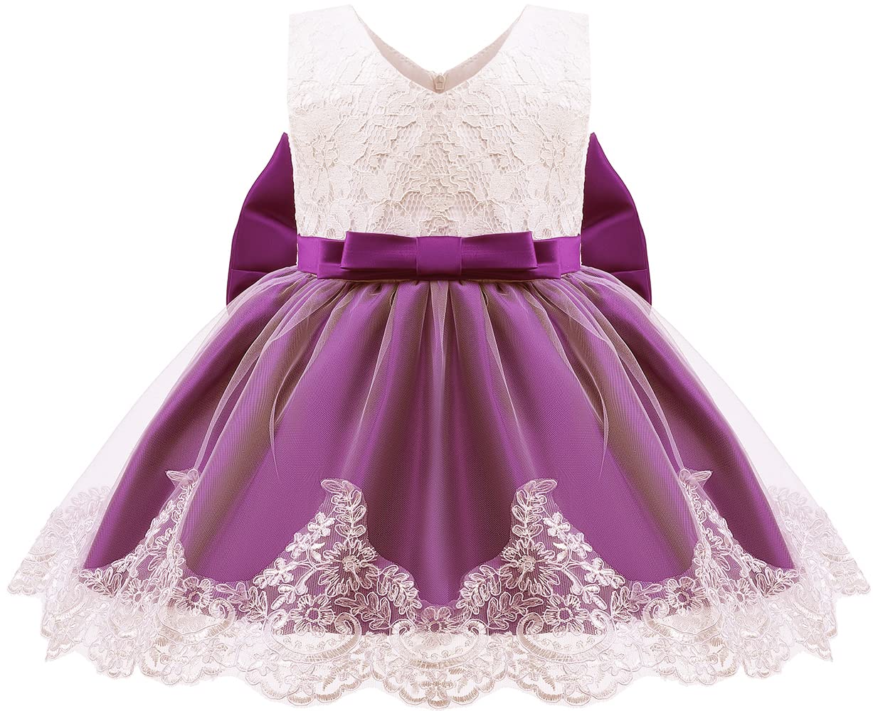 Jup Elle Toddler Flower Girl Dress,Christmas Wedding Party Birthday Earster Sleeveless Dresses Below Knee Length Tutu Tulle Danc