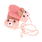 Baby Mittens Warm Mitts Infant Full Finger Gloves Magic Snow Mittens On String