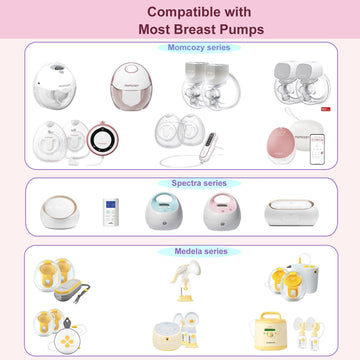 6Pc Flange Inserts 17/19/21Mm For Momcozy S9 Pro Hands Free Breast Pump,Compatible With S9/S10/S12 Wearable Breast Pump.Suitable