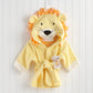 Baby Aspen 'Big Top Bath Time Lion Hooded Towel/Robe, 0-9 Months