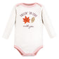 Hudson Baby Unisex Baby Cotton Long-Sleeve Bodysuits, Fall, 9-12 Months