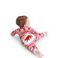 Little Blue House By Hatley Kid'S Fair Isle Bear & Moose Family Union Suits Sleepwear, Dog Union Suit - Mouse Fair Isle, Small
