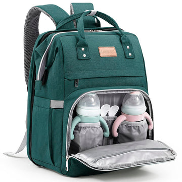 Diaper Bag Backpack, Large Capacity Multifunction Diaper Backpack with Changing Pad for Boy Girl, Travel Baby Bag for Moms Dads,